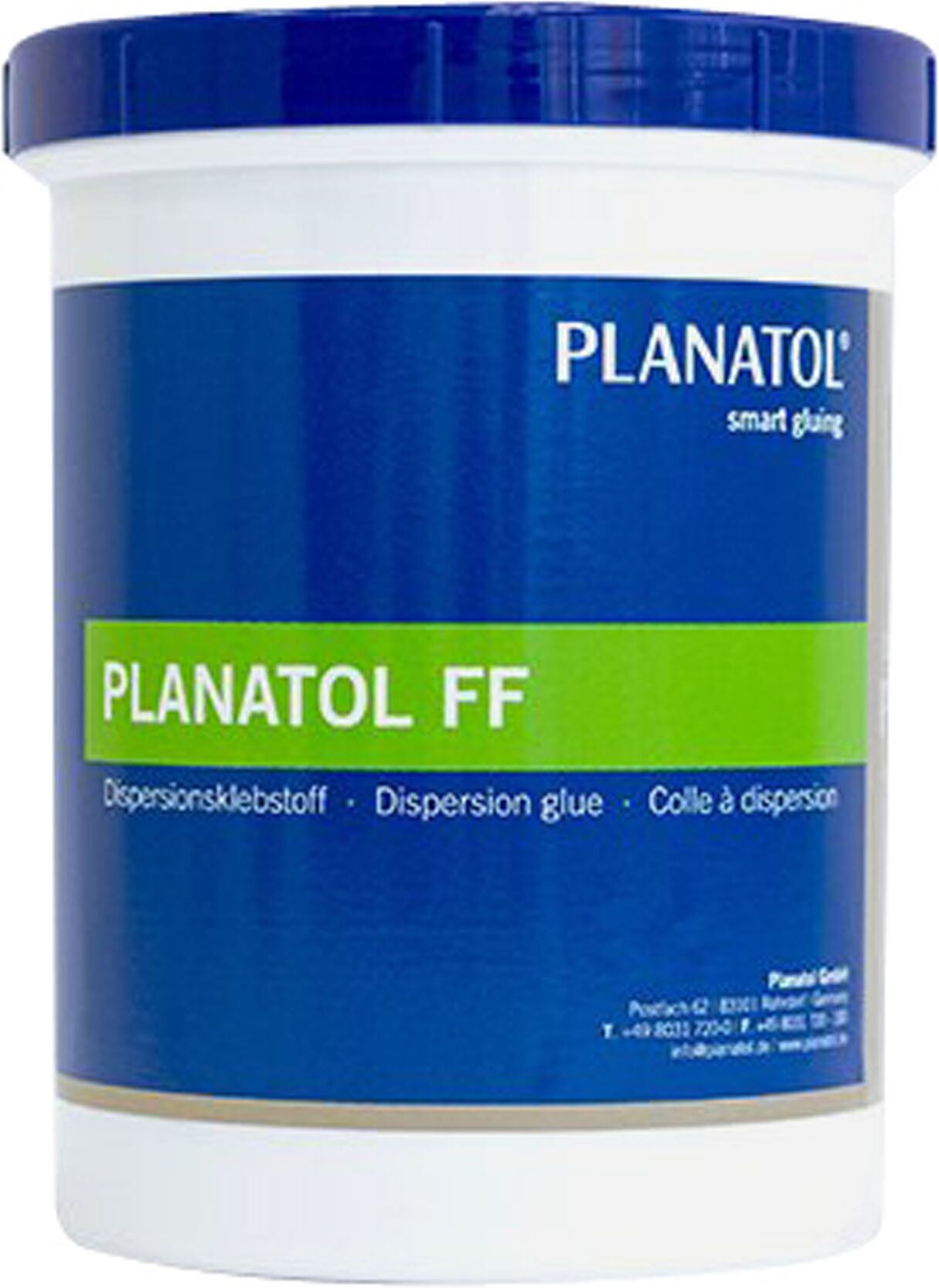 Planatol GmbH Colle à dispersion Planatol Colle pour formulaires FF flacon de 1,05 kg, blanc
