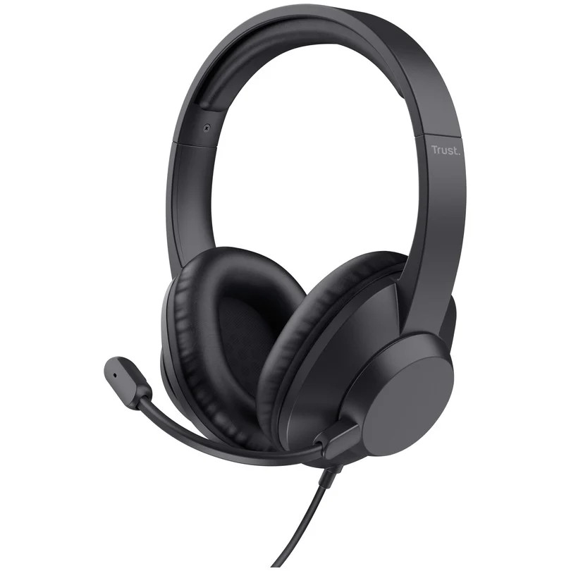 Trust Ayda Max Headset met 3.5mm aansluiting - Zwart