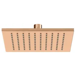 Herzbach LIVING SPA Slim-Regenbrause 11.600200.2.39 200x200 mm, Kupfer Stahl