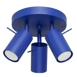 Sollux SL.2168 Deckenleuchte RING 3P ultramarin