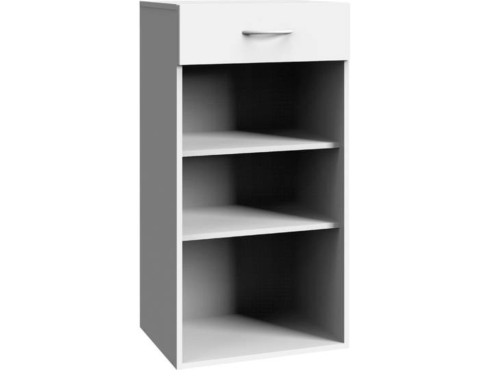 Standregal WIMEX Multiraumkonzept , weiss (weiß), B:40cm H:98cm T:40cm, Holzwerkstoff, Regale, Standregal, planbar und erweiterbar