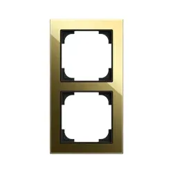 Busch-Jaeger Rahmen 2-fach go Glas Busch-art linear 1722-4013