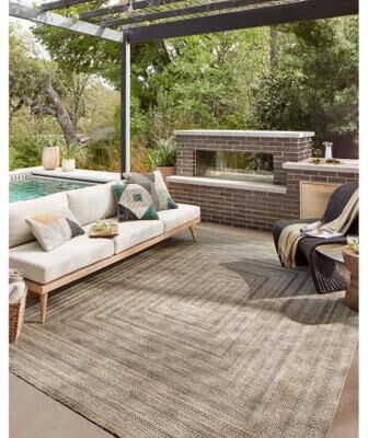 Alexander Home Dana Indoor / Outdoor Farmhouse Area Rug