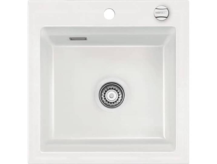 KeraDomo Spüle KARA 51 in GRÖNLAND mit Excenterbetätigung/ab Schrankbreite 50 cm/Einbauspüle