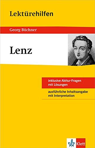 Georg Büchner - Klett Lektürehilfen Georg Büchner, Lenz: für Oberstufe und Abitur - Preis vom 09.10.2026 07:28:09 h