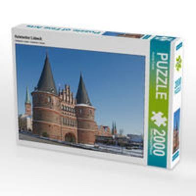 CALVENDO Puzzle Holstentor Lübeck 2000 Teile Lege-Größe 90 x 67 cm Foto-Puzzle Bild von Andrea Potratz