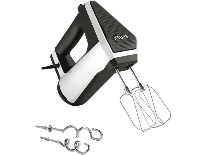 Krups Handmixer Krups GN6021 3MIX 6000 Handmixer Weiss-Schwarz