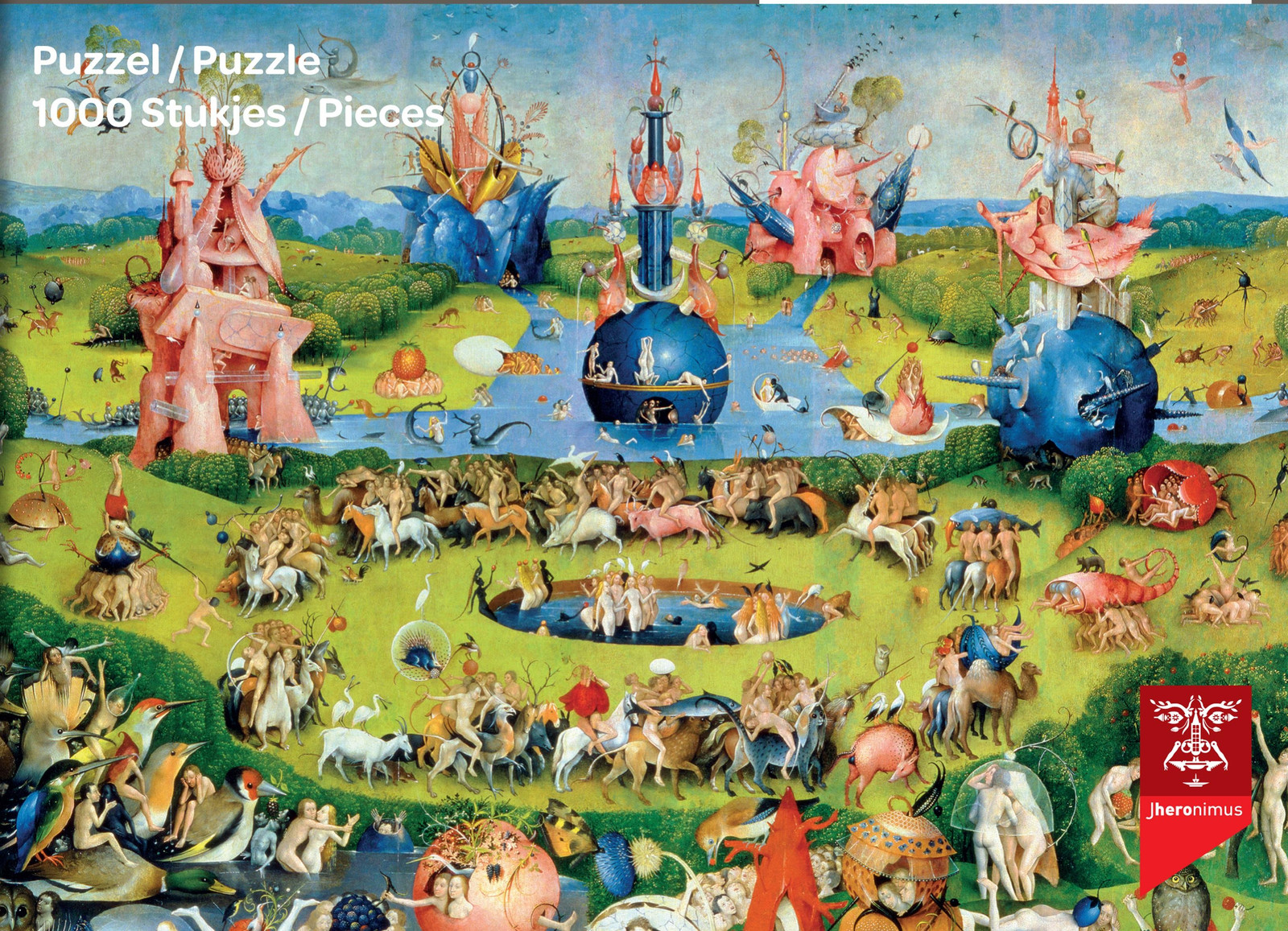 Puzzelman Puzzel De Tuin der Lusten - Jheronimus Bosch - 1000 stukjes