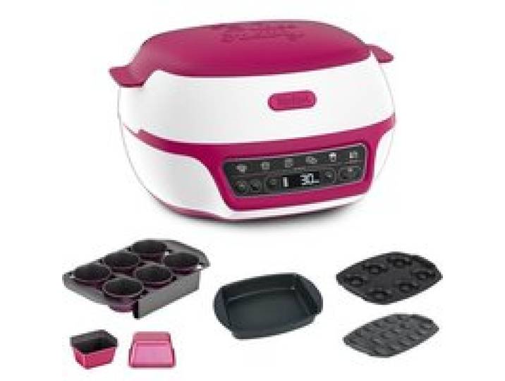 Machine à gâteaux - TEFAL - Cake Factory Délices - 5 programmes + manuel - Moules muffins et madeleines - 1100W