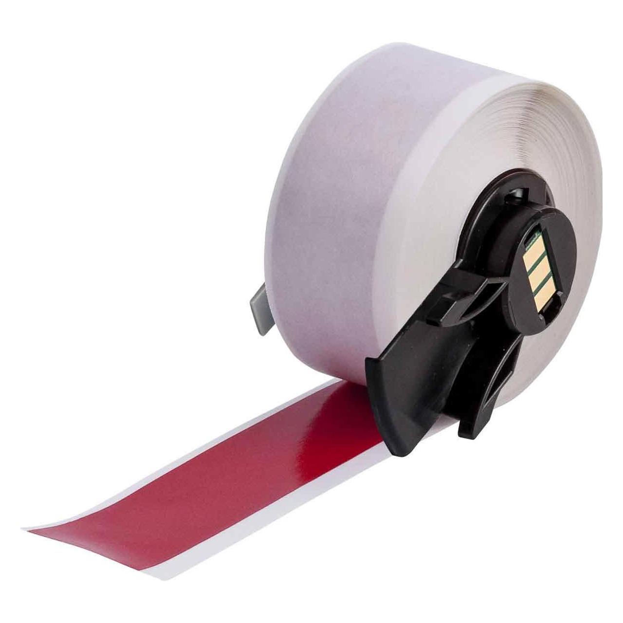 Brady M6C-1000-439-RD, Vinyl, Rot, glänzend, 25.40 mm x 15.24 m, permanent, Endlos (25.40 mm) (M6C-1000-439-RD)