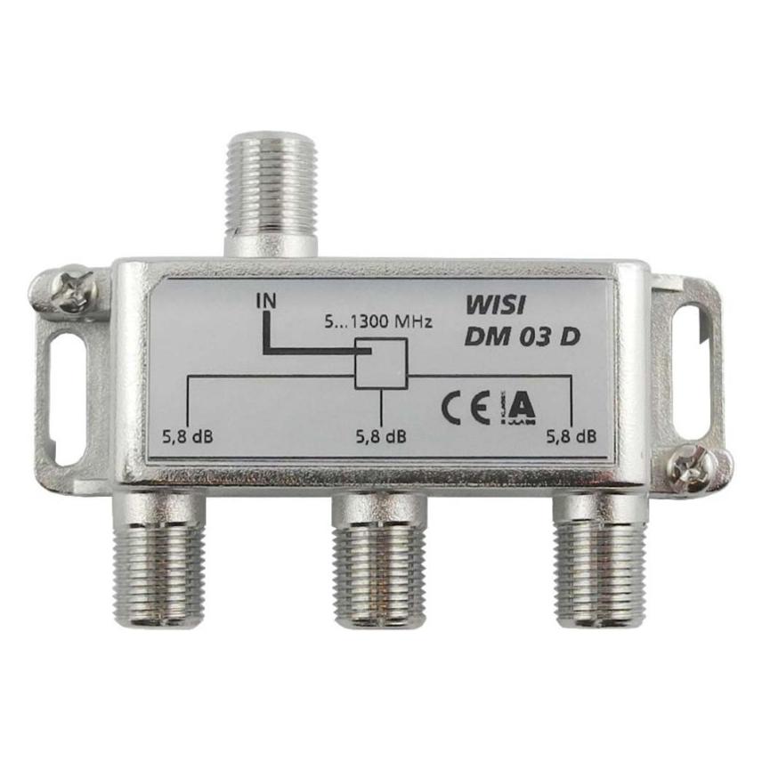 WISI 75107 Kabelspalter oder -kombinator Kabelsplitter Silber (Verteiler) (75107)