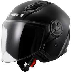 LS2 OF616 Airflow II Solid, Jethelm - Schwarz - XL