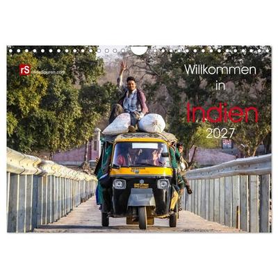 Willkommen in Indien 2027 (Wandkalender 2027 DIN A4 quer), CALVENDO Monatskalender