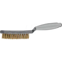 PFERD 43698008 - Handbürste, HBUP 3reihig Messing-Draht-Ø0,30