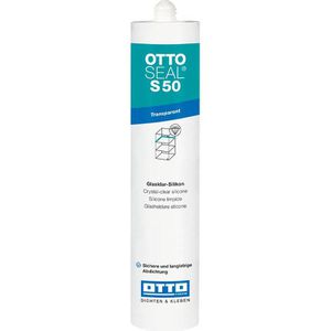 Otto-Chemie Silikon OTTOSEAL S50, glasklar, Sanitär, Innen- & Außenbereich, 300ml