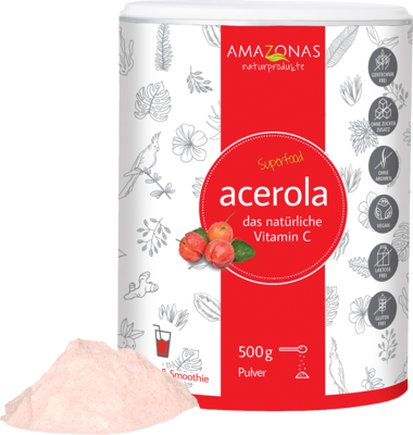 AMAZONAS Naturprodukte Handels GmbH ACEROLA 100% natürliches Vitamin C Pulver 500 g 01974508
