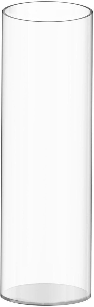 Transparante acryl vaas voor bloemen, 30 cm