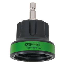 KS Tools 150.1994 Kühlsystem-Bajonettadapter, #22, IG M45x3, moosgrün