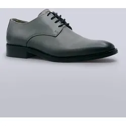 emilio adani Herren Business-Schuh aus Leder Grau regular uni - 45