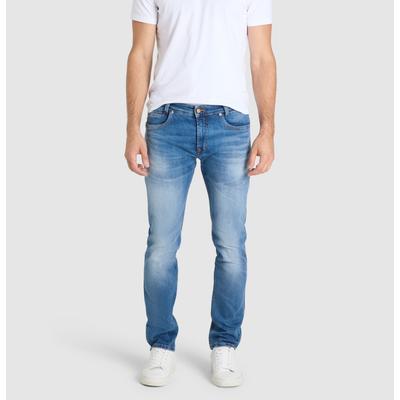 Straight-Jeans MAC "Arne Pipe", Herren, Gr. 31, Länge 32, blau (history blau used), Denim/Jeans, Obermaterial: 99% Baumwolle, 1% Elasthan, Jeans Straight-Jeans