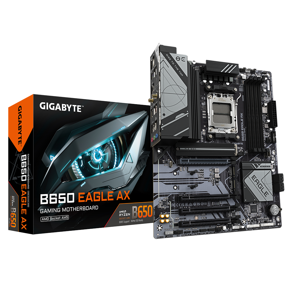 GIGABYTE B650 Eagle AX ATX Mainboard - Sockel AM5