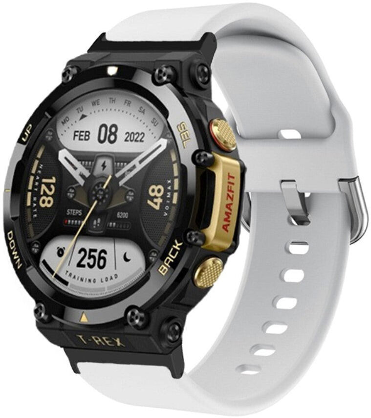 INCOVER Silikone Rem til Huami Amazfit T-Rex 2 - Hvid