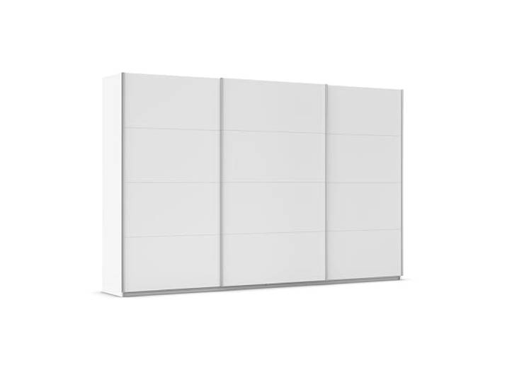 Rauch Möbel KULMBACH, Schwebetürenschrank, Farbe Weiß, Breite 360 cm Kleiderschrank mit Schwebetüren, Schiebetüren, 3-türig, Zubehör Basic, für Schlafzimmer, Jugendzimmer, Garderobe, Flur