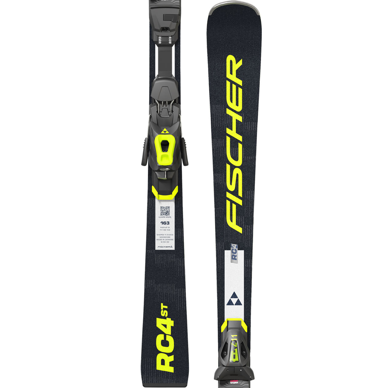 Fischer RC4 ST LYT PR black/yellow - 163 cm