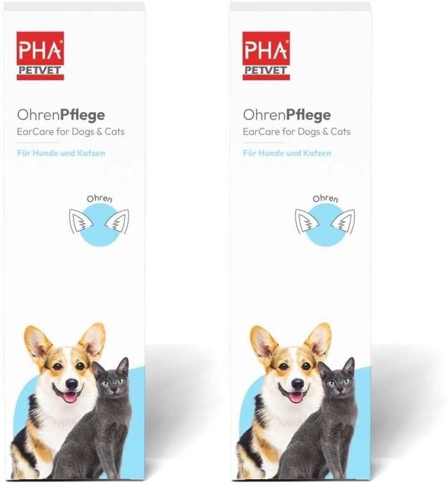 PetVet PHA OhrenPflege Tropfen f.Hunde 2x 2x100 ml