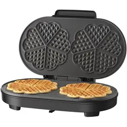Black & Decker BLACK+DECKER Waffle Maker, Waffeleisen, Schwarz, Grau