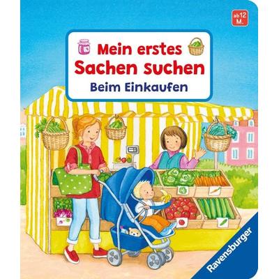 Mein erstes Sachen suchen: Beim Einkaufen, Gebundene Ausgabe von Sandra Grimm, Ravensburger Verlag GmbH, 978-3-473-43893-8