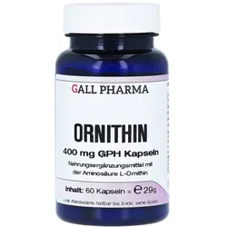 Ornithin 400 mg GPH Kapseln 60 St
