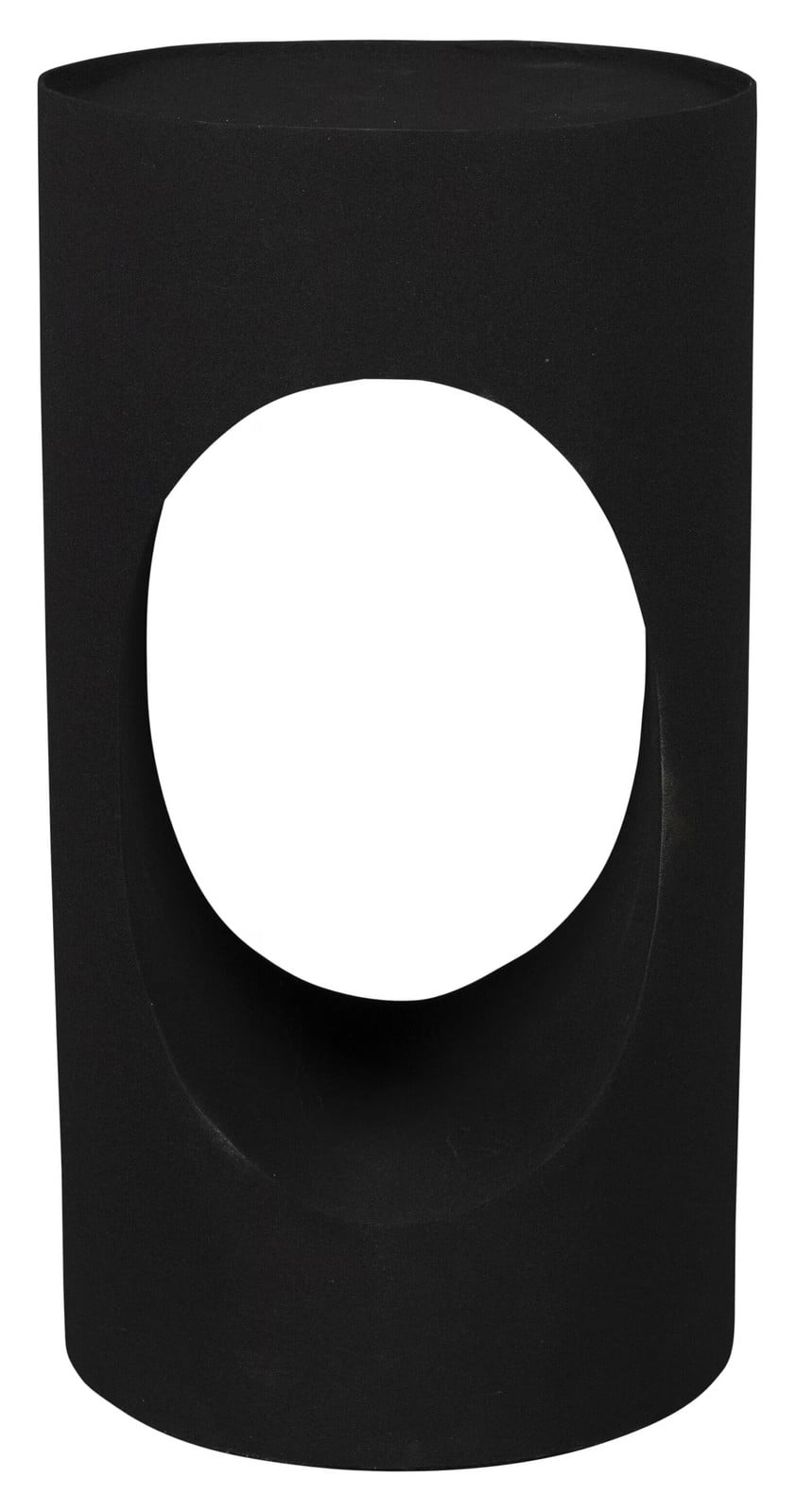Dutchbone Ronde Bijzettafel Sai Zwart - Diameter: 30 cm