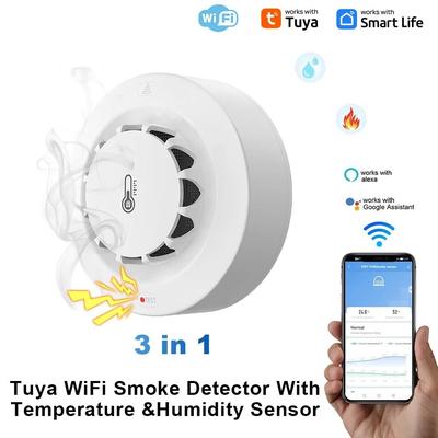 Tuya 3 in 1 Smart Smoke & Climate Sensor Tuya 3 in 1 Smart Smoke & Climate Sensor
