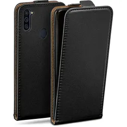 moex Flip Case Samsung Galaxy M11 Klapphülle Leder Optik