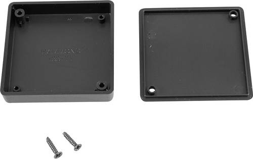 Hammond Electronics 1551TTBK Universal-Gehäuse 60 x 60 x 15 ABS Schwarz 1St.