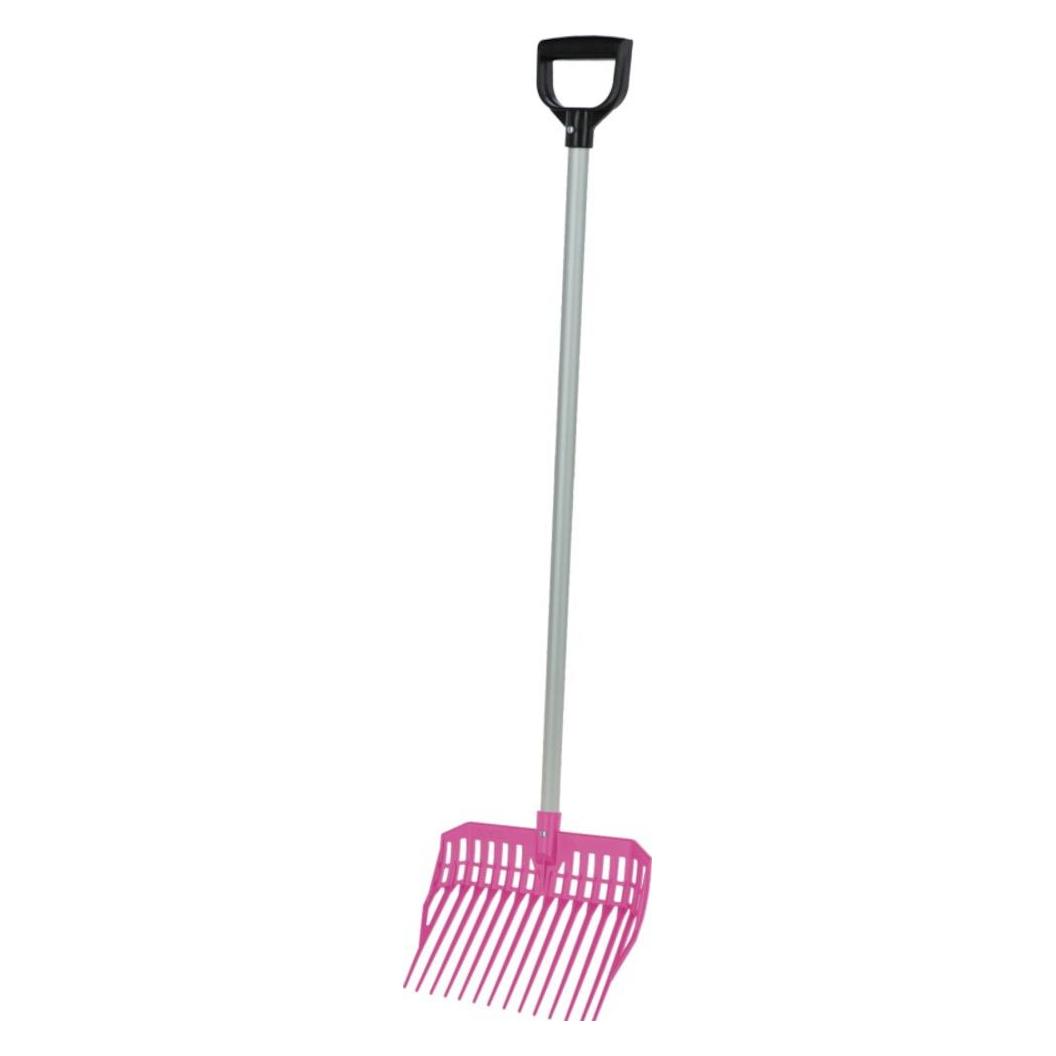 Kerbl Dunggabel EcoFork Mini - Pink (Abmessung 27,2 x 31 cm, Gewicht 0,22 kg, Kunststoffgabel/Alumin (3230574)