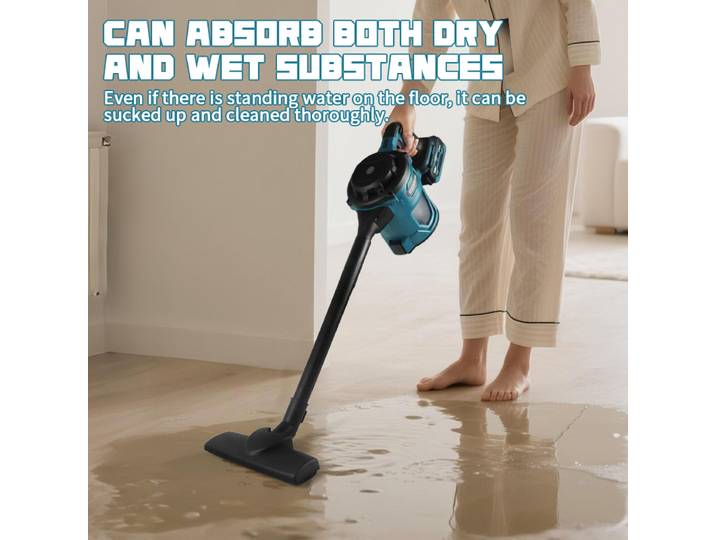 Makita – aspirateur électrique sans balais à grande aspiration 16000PA, collecteur de poussière sèche/humide, tapis de sol pour broche de batterie 18V ﻿