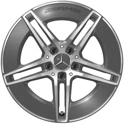 Mercedes-AMG CLE 236 18 Zoll Leichtmetallfelge tantalgrau glanzgedreht Hinterach