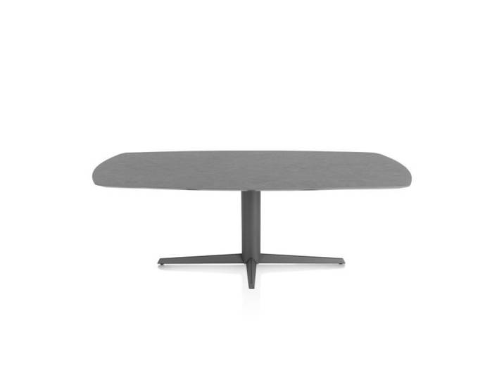 XOOON Saluti Esstisch oval 210 x 105 cm Zentraler Sternfuß HPL