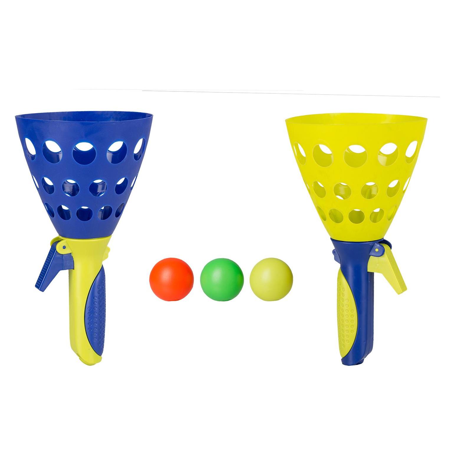 Idena Fangballspiel XXL 2er Set inkl. 3 Bällen (1 - 2 Spieler) (40006)