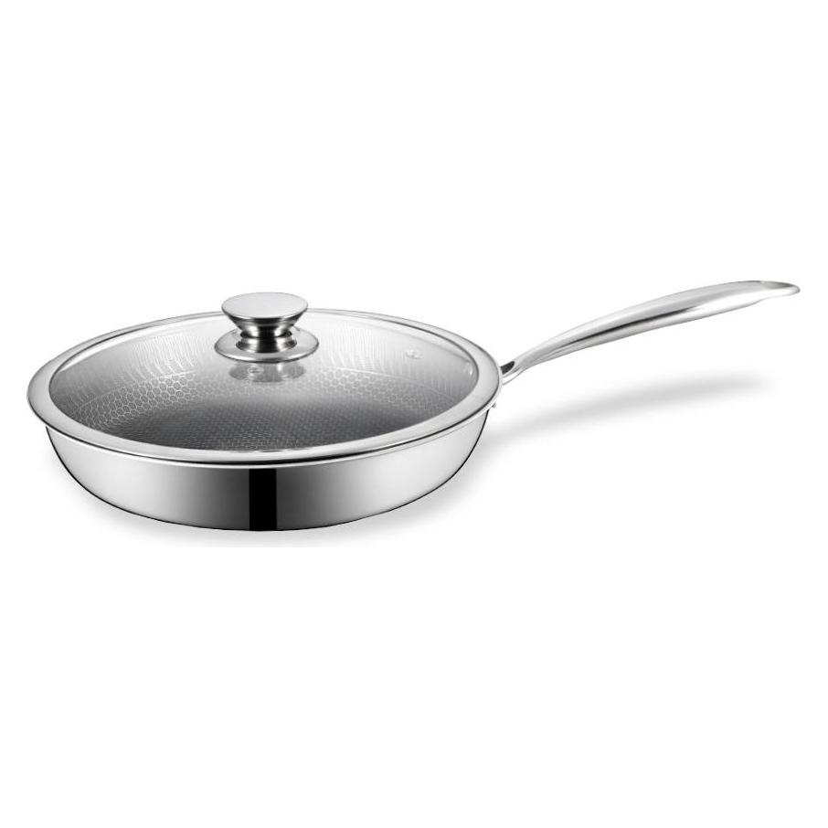 Maestro Patelnia z pokrywką 28cm MR-1216-28 (Aluminium, Edelstahl) (MR-1216-28)