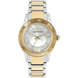 Jacques Lemans 1-2194F Damen-Armbanduhr Venice Zweifarbig