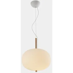 LEDS C4 LED Pendelleuchte ILARGI Ø395 21,4W 2700K HELLES HOLZ 1684lm LEDS-00-6458-93-F9