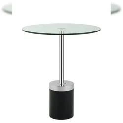 Lalee.Avenue Beistelltisch Venezia 100 Silber / Schwarz