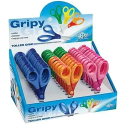 Wedo, Schere, Bastelschere Gripy, spitz, L„nge: 130 mm, 30er Display (13 cm)