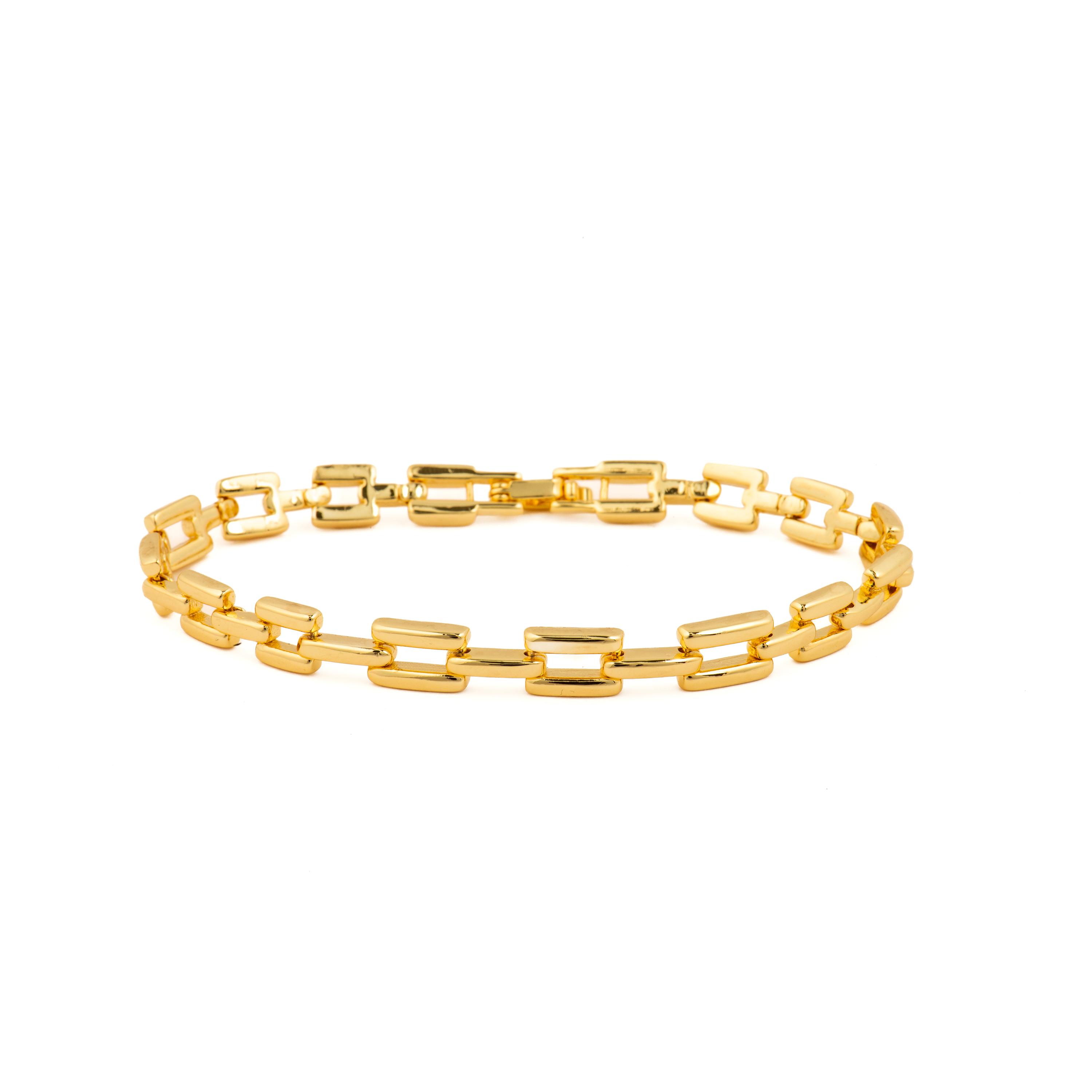 Luxenter Armband mit 18 Karat Gelbgold-Finish – Figor