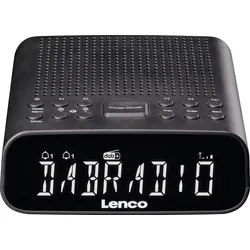LENCO CR-606BK - DAB+/UKW Radiowecker, LCD-Display, Bluetooth