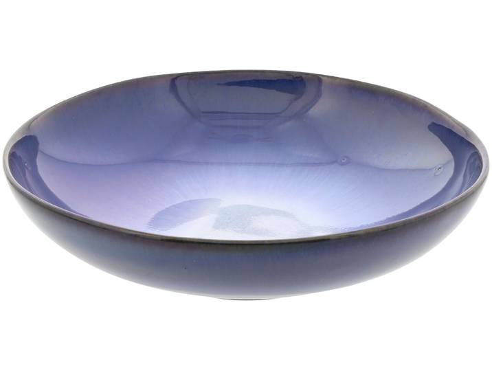 Salat & Pastateller Shiny blau 22cm