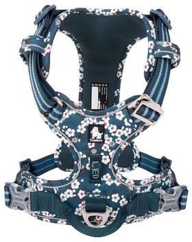 Uplifted Goods Adjustable Reflective No Pull Dog Harness For Safe Walking saxony Blue s